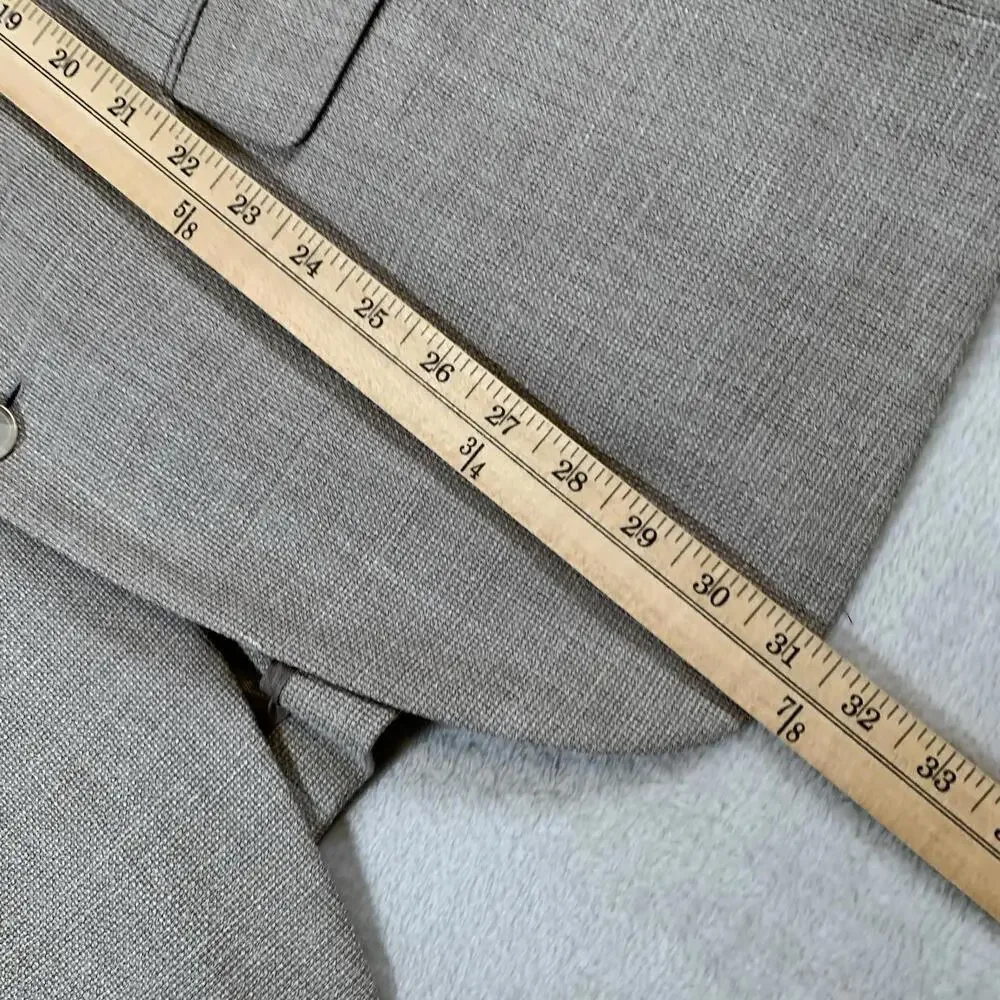 Joseph Abboud Men’s 44R Blazer Tan Wool Silk Linen Blend Sport‎ Coat Two Button